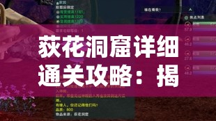 荻花洞窟详细通关攻略：揭秘所有成就与难点突破策略