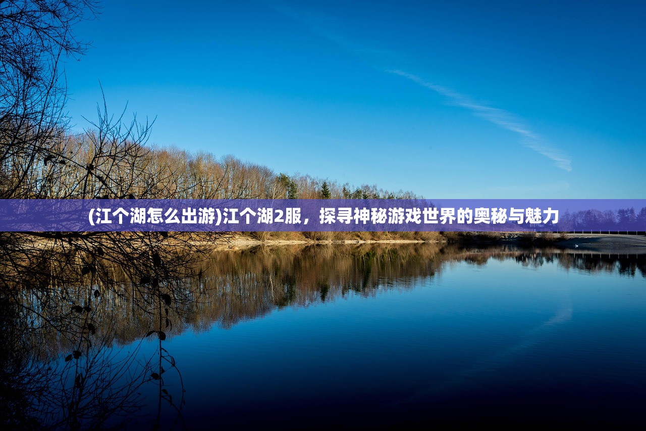 (江个湖怎么出游)江个湖2服，探寻神秘游戏世界的奥秘与魅力