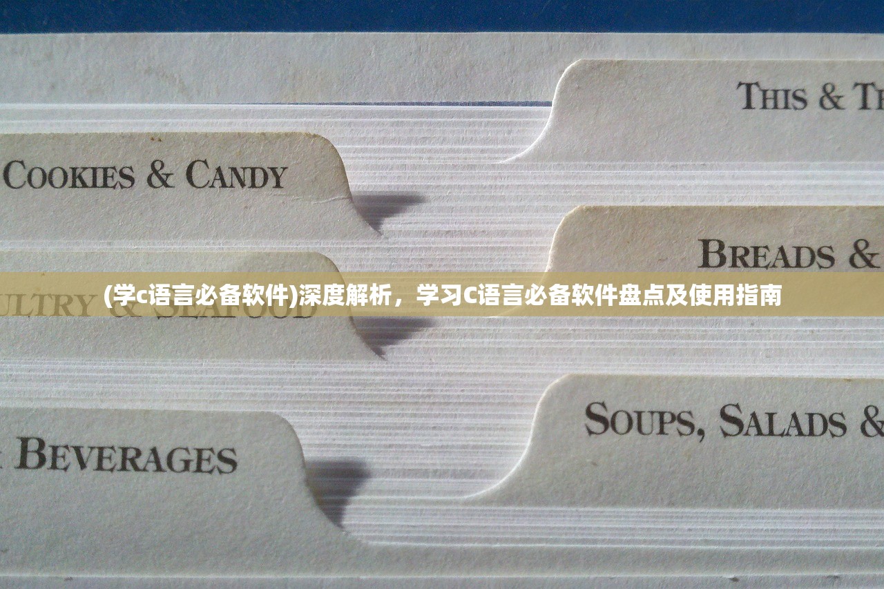 (学c语言必备软件)深度解析，学习C语言必备软件盘点及使用指南